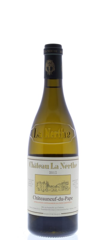 Chateau La Nerthe Chateauneuf-du-Pape Blanc 2013 Front Bottle Shot