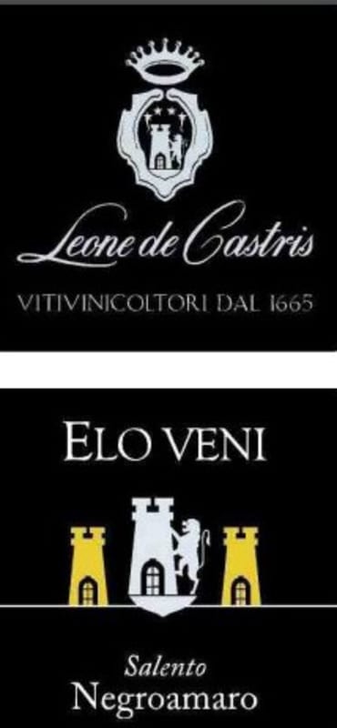 Leone de Castris Salento Elo Veni Negroamaro 2014 Front Label