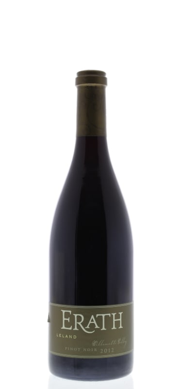 Erath Leland Vineyard Pinot Noir 2012 Front Bottle Shot