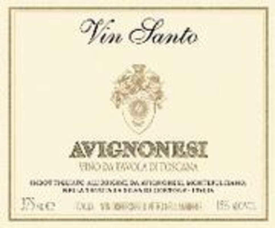 Avignonesi Vin Santo (375ML half-bottle) 1987 Front Label