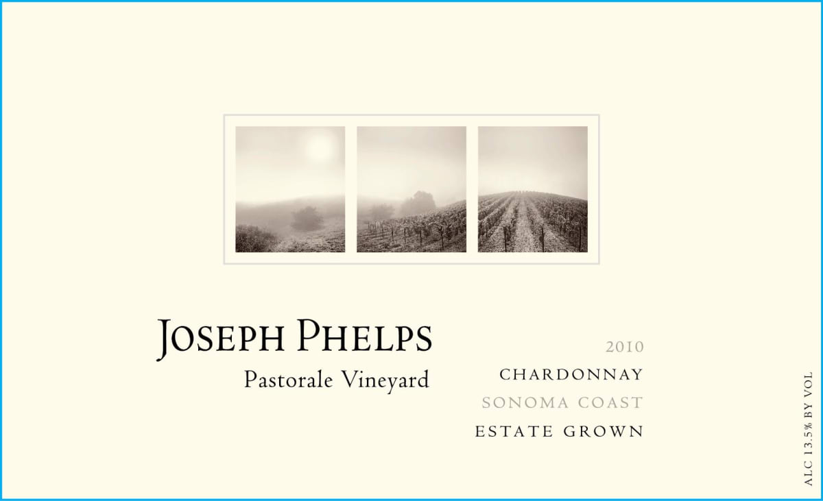 Joseph Phelps Pastorale Vineyard Chardonnay 2010 Front Label