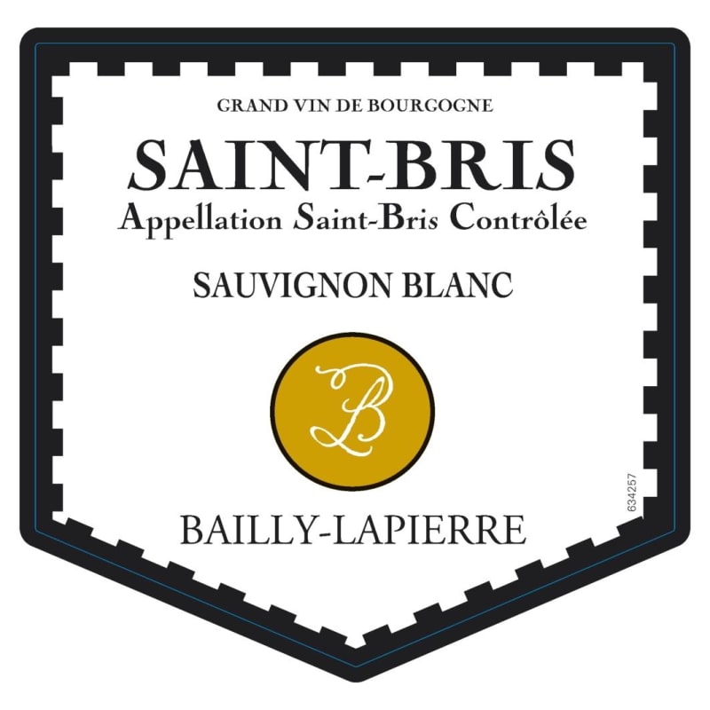 Bailly Lapierre Saint-Bris Sauvignon Blanc 2014 Front Label