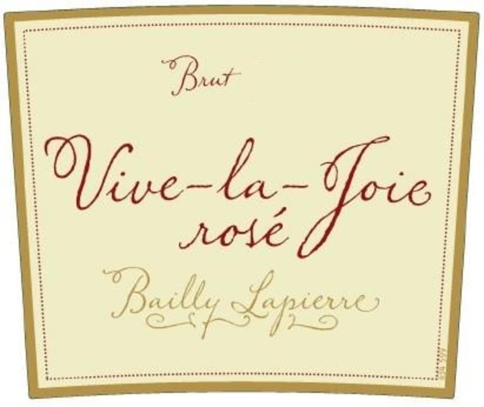 Bailly Lapierre Vive-la-Joie Rose 2009 Front Label