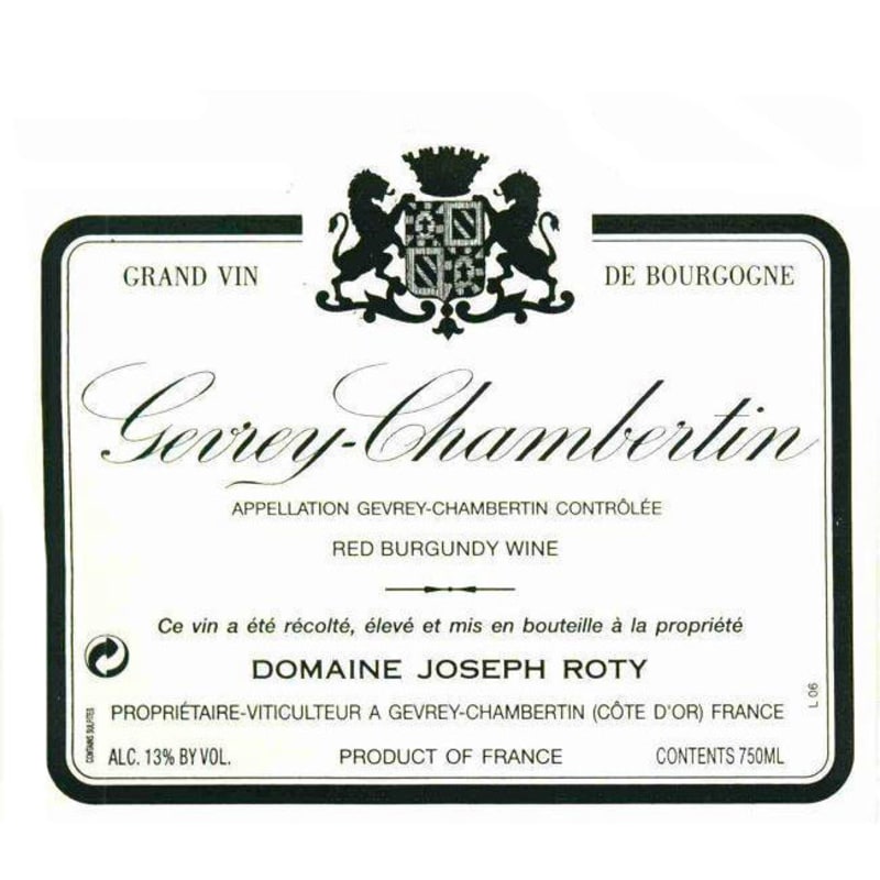 Domaine Joseph Roty Gevrey-Chambertin Les Fontenys 2008 Front Label