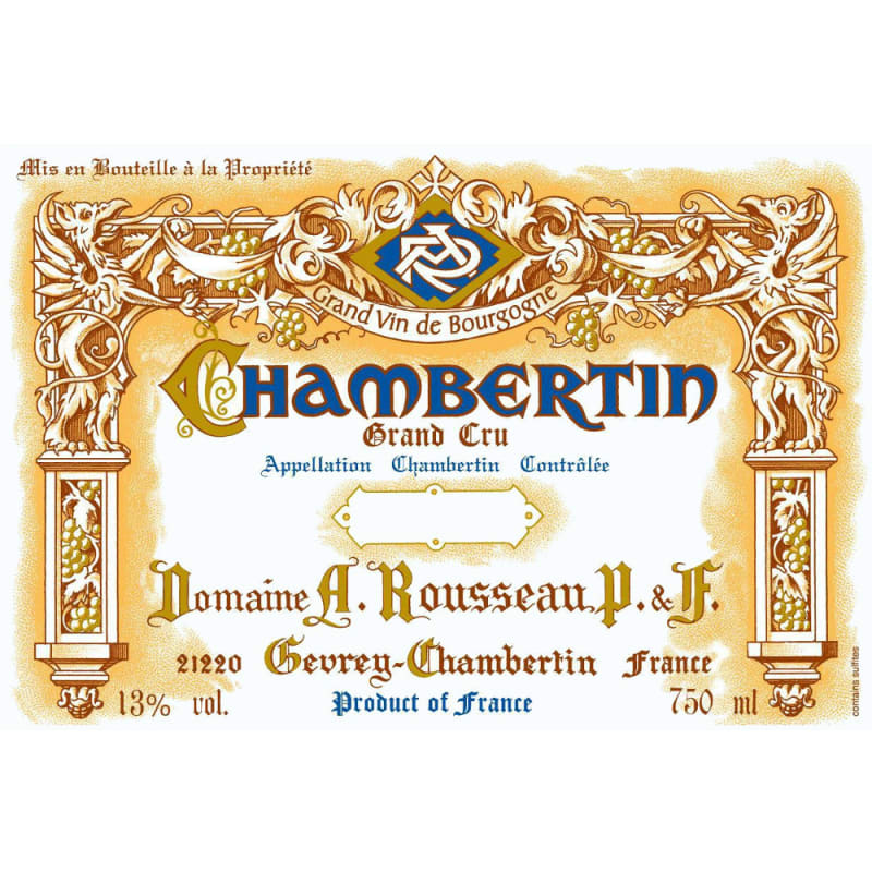 Domaine Armand Rousseau Chambertin Grand Cru 2011 Front Label