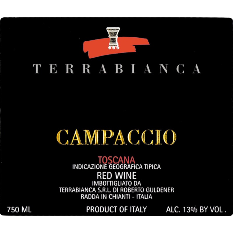 Terrabianca Campaccio (375ML half-bottle) 2010 Front Label
