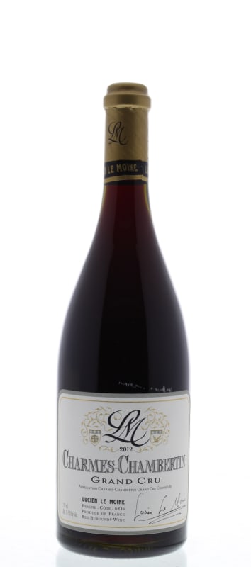 Lucien Le Moine Charmes-Chambertin Grand Cru 2012 Front Bottle Shot