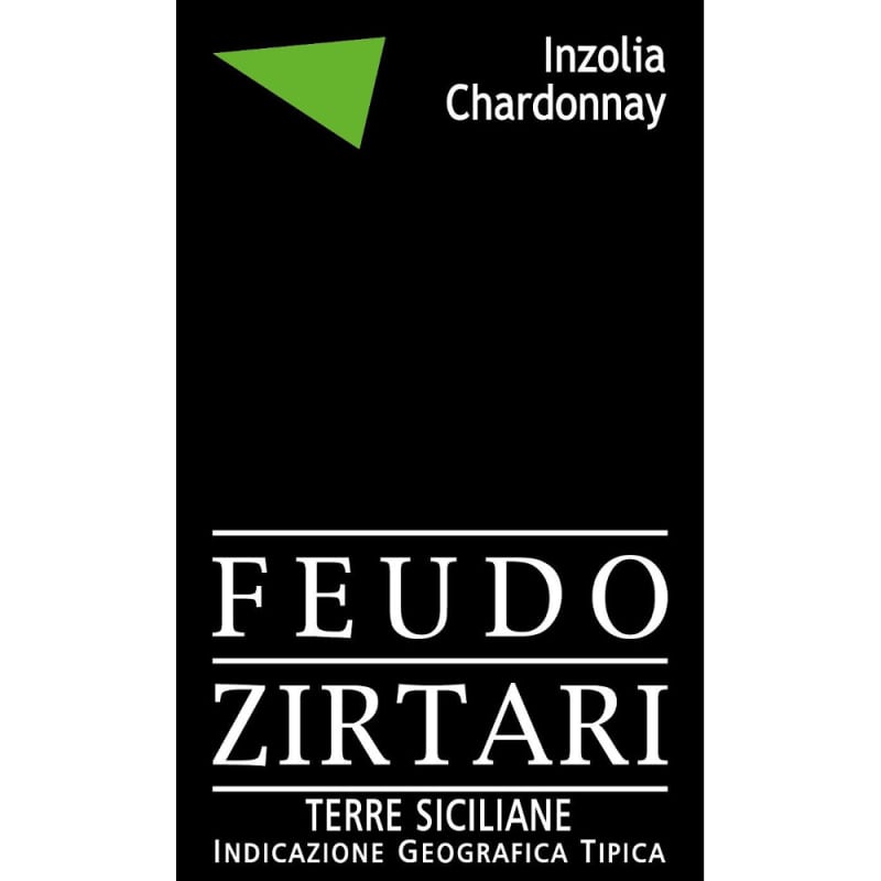 Feudo Zirtari Inzolia Chardonnay 2012 Front Label