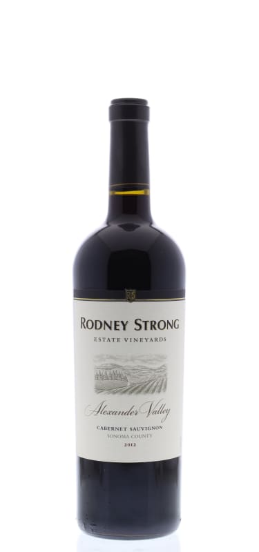 Rodney Strong Alexander Valley Estate Cabernet Sauvignon 2012 Front Bottle Shot