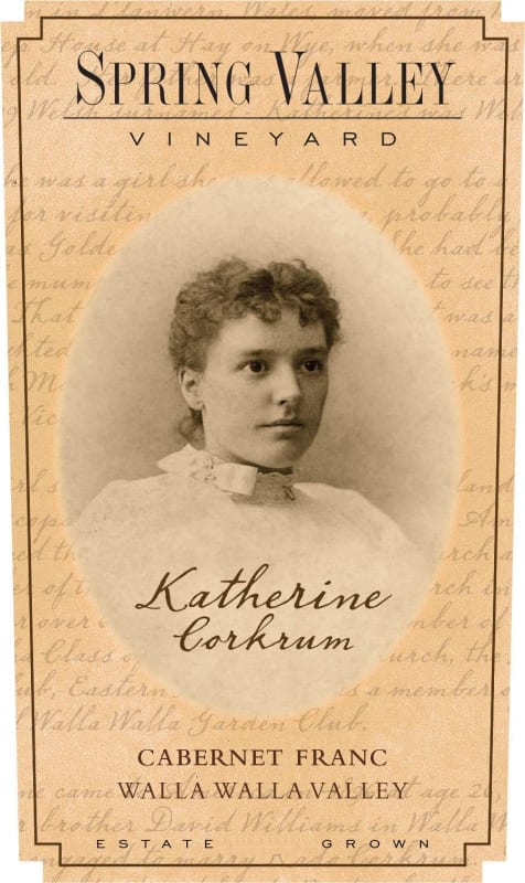 Spring Valley Kathryn Corkrum Cabernet Franc 2014 Front Label