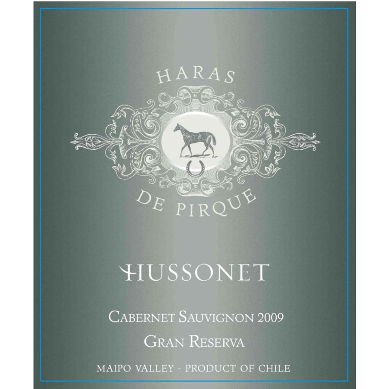 Haras de Pirque Hussonet Gran Reserva Cabernet Sauvignon 2009 Front Label