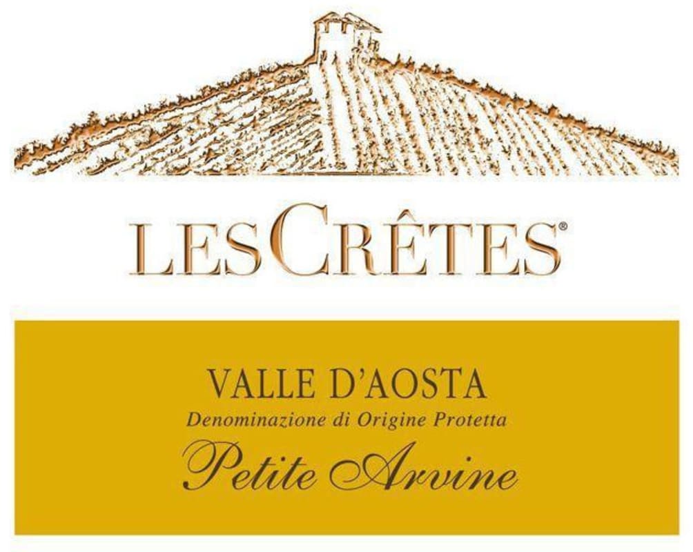 Les Cretes Valle d'Aosta Petite Arvine 2014 Front Label