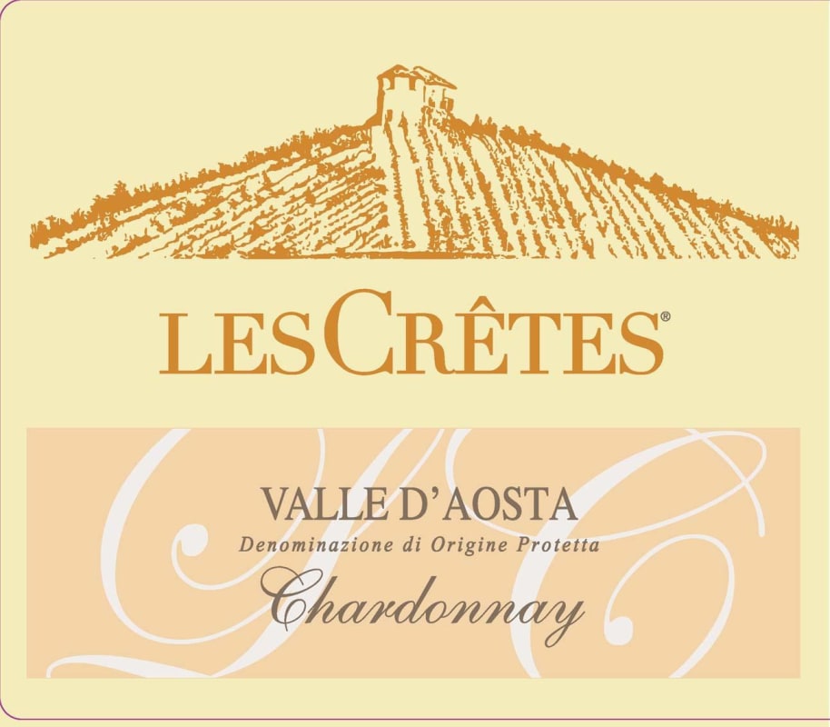 Les Cretes Chardonnay 2014 Front Label