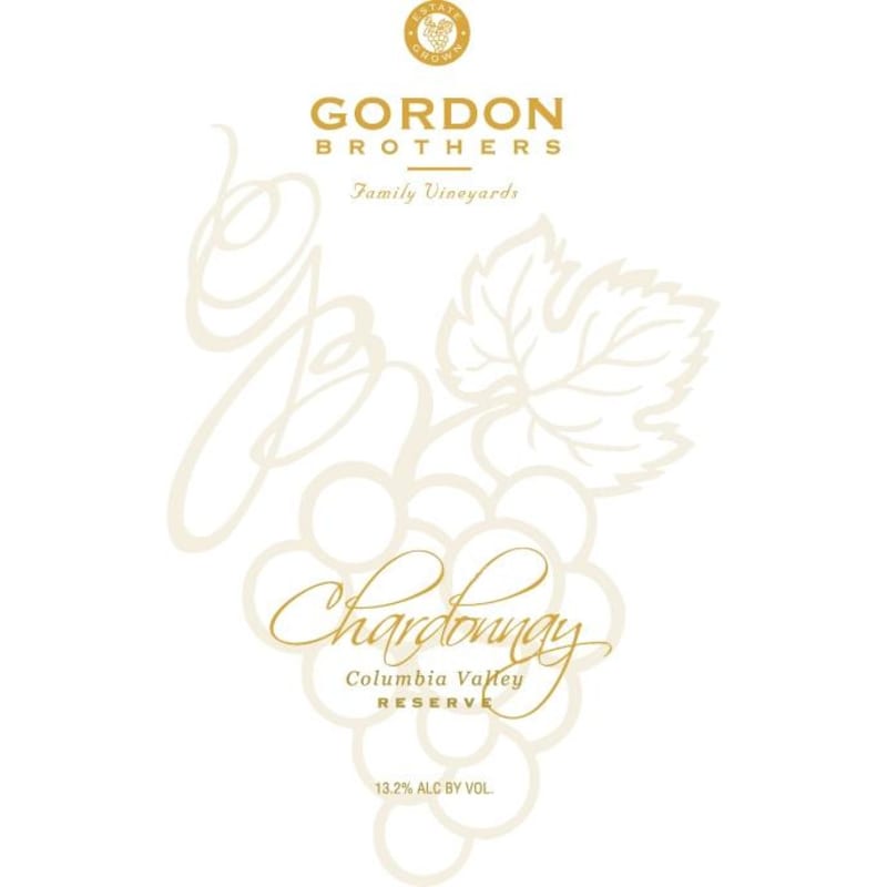 Gordon Brothers Chardonnay 2013 Front Label