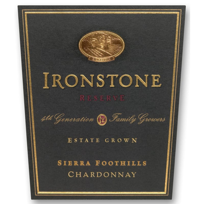 Ironstone Reserve Chardonnay 2012 Front Label