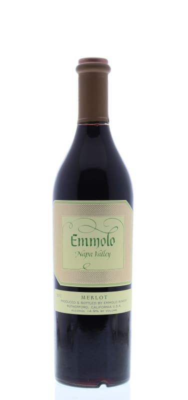 Emmolo Merlot 2012 Front Bottle Shot