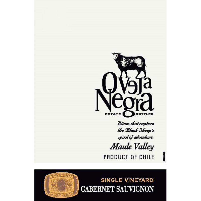 Oveja Negra Single Vineyard Cabernet Sauvignon 2008 Front Label