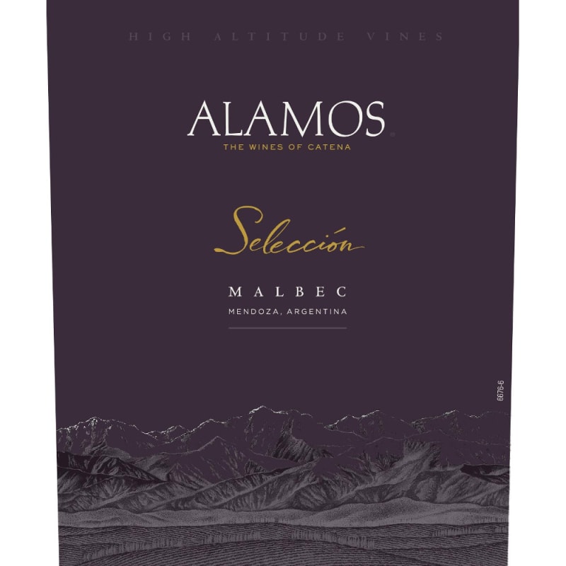 Alamos Mendoza Seleccion Malbec 2012 Front Label