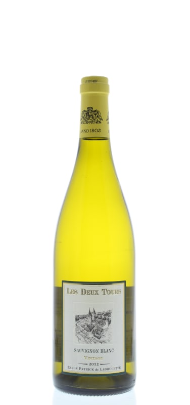 Ladoucette Les Deux Tours Sauvignon Blanc 2012 Front Bottle Shot