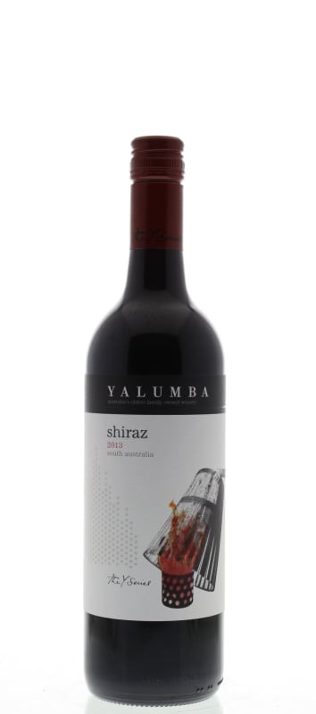 Yalumba Y Series Shiraz 2013 Front Bottle Shot