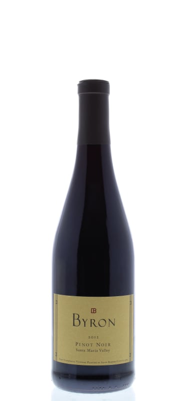 Byron Santa Maria Valley Pinot Noir 2012 Front Bottle Shot