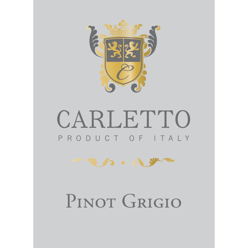 Carletto Pinot Grigio 2013 Front Label