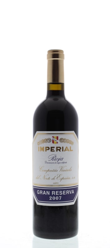 CVNE Imperial Gran Reserva Rioja 2007 Front Bottle Shot