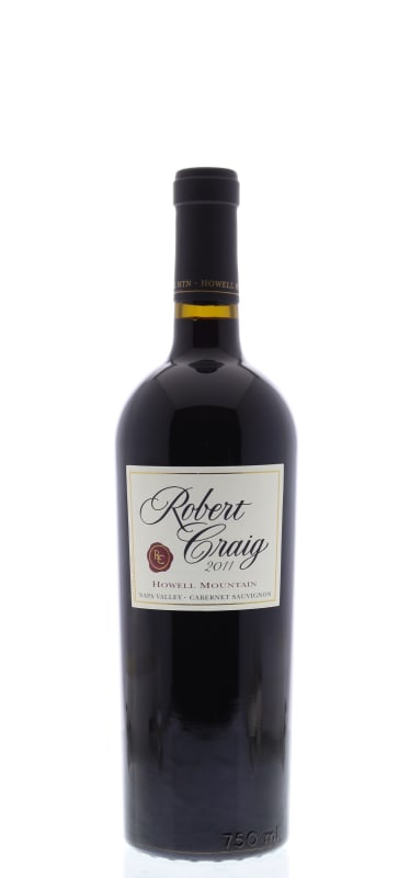 Robert Craig Cellars Howell Mountain Cabernet Sauvignon 2011 Front Bottle Shot