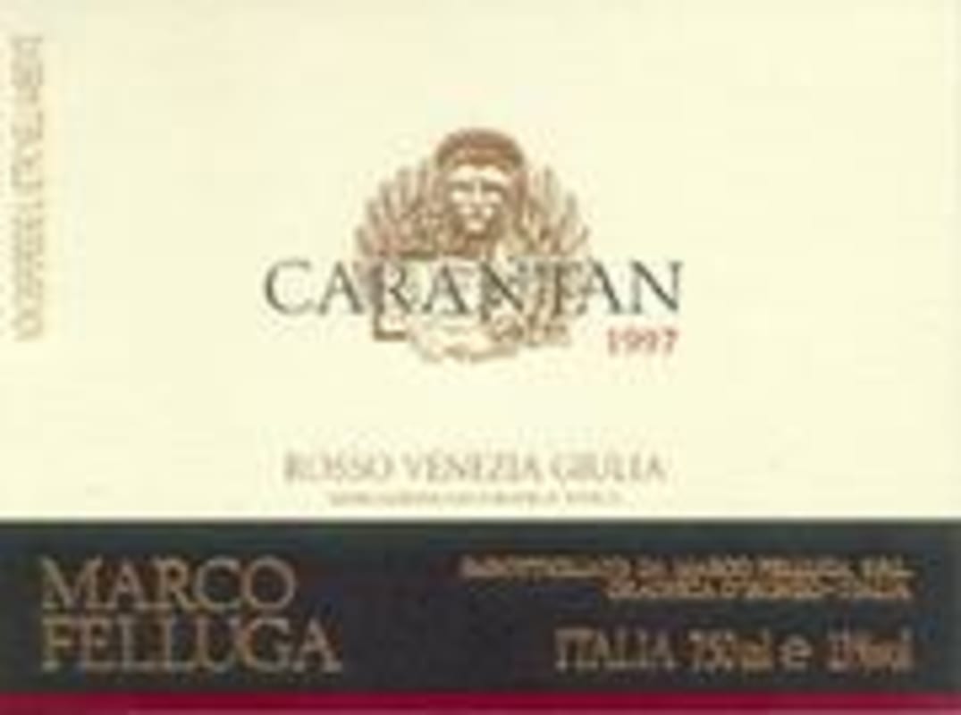 Marco Felluga Carantan 1996 Front Label