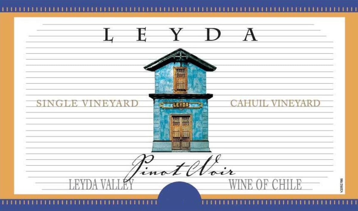 Leyda Cahuil Single Vineyard Pinot Noir 2012 Front Label