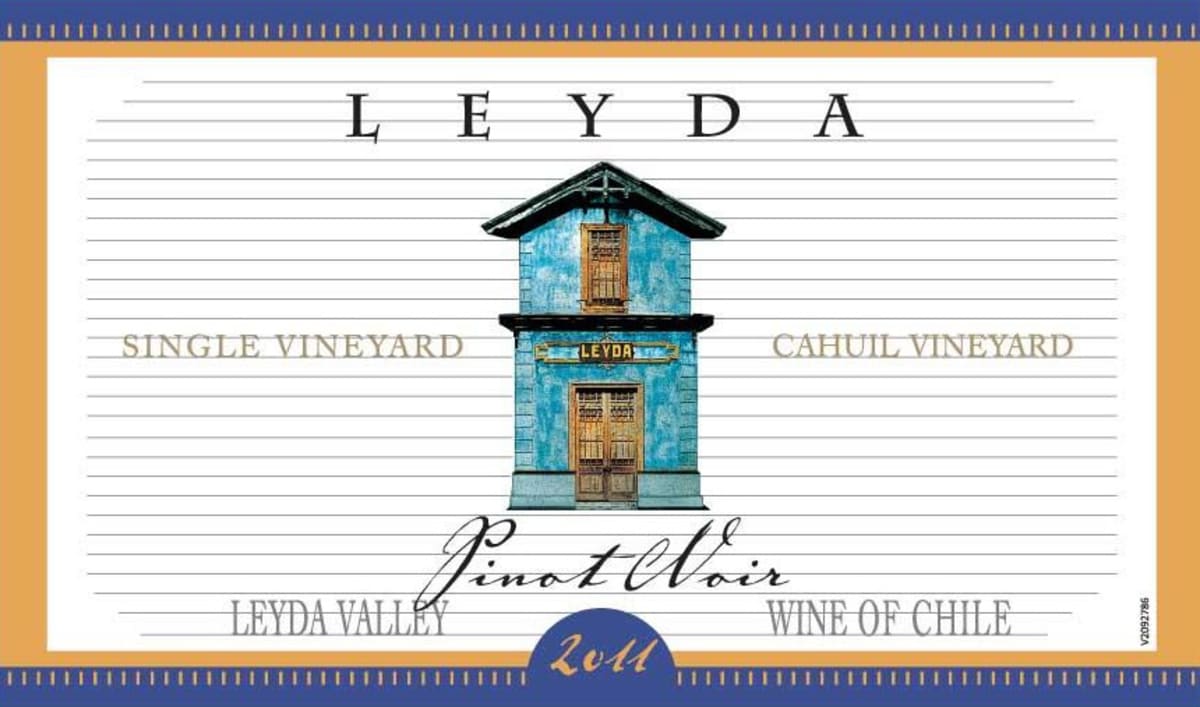 Leyda Cahuil Single Vineyard Pinot Noir 2011 Front Label