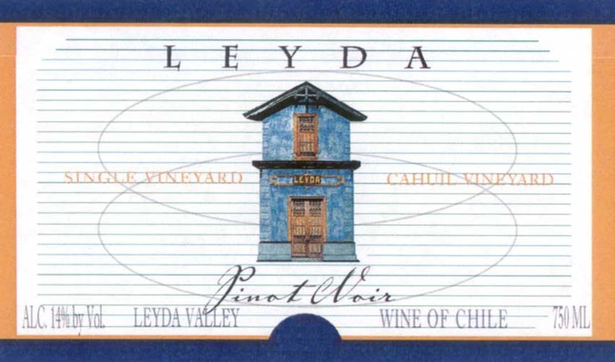 Leyda Cahuil Single Vineyard Pinot Noir 2010 Front Label