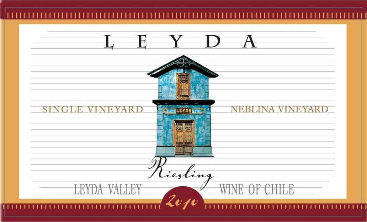 Leyda Neblina Single Vineyard Riesling 2010 Front Label