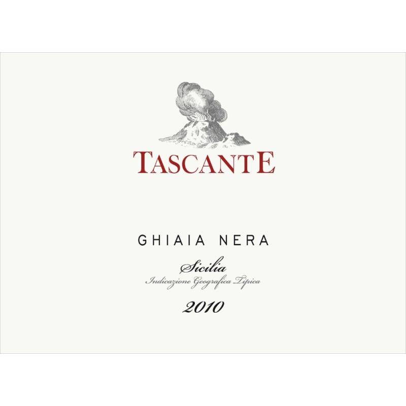 Tascante Ghiaia Nera 2010 Front Label
