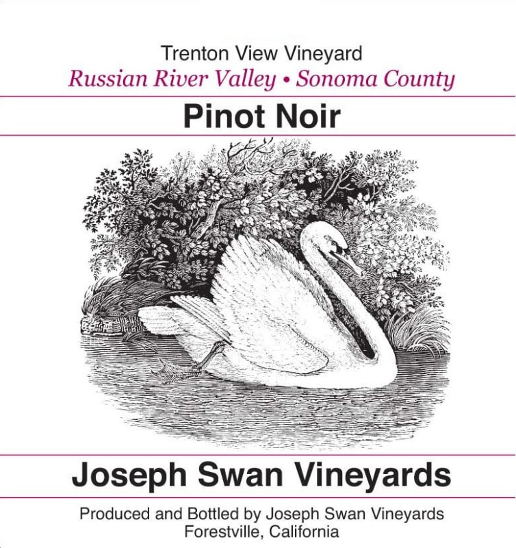 Joseph Swan Trenton View Vineyard Pinot Noir 2011 Front Label