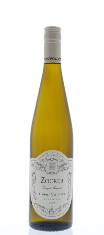 Zocker Paragon Vineyard Gruner Veltliner 2013 Front Bottle Shot