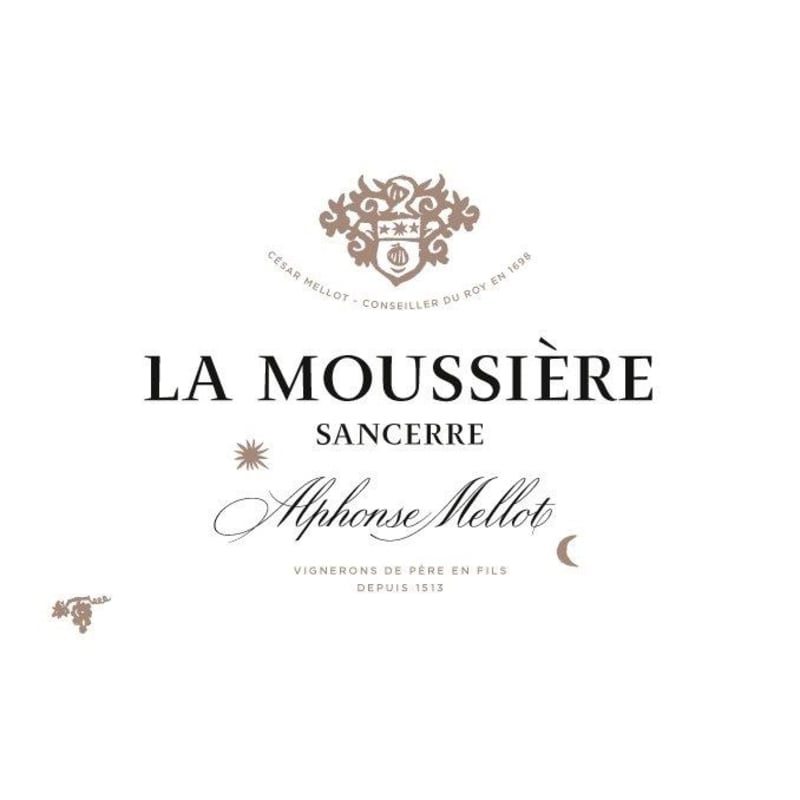 Alphonse Mellot La Moussiere Sancerre Blanc 2012 Front Label