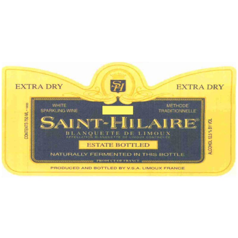 Saint Hilaire Limoux Blanc de Blanc Brut 2011 Front Label