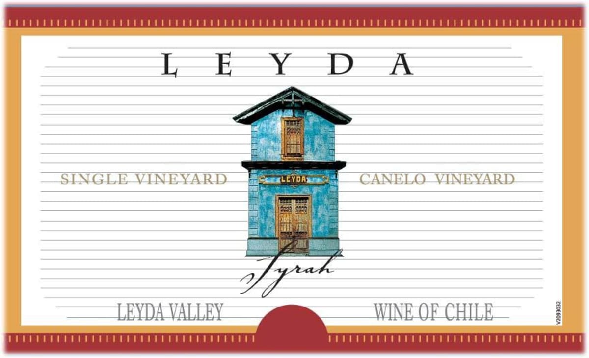 Leyda Canelo Single Vineyard Syrah 2012 Front Label