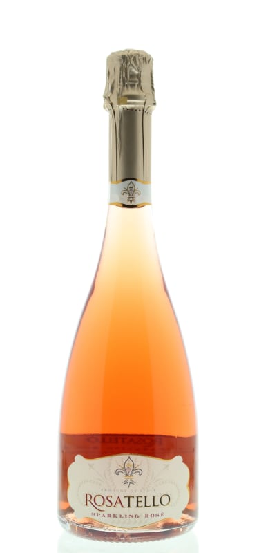 Rosatello Sparkling Rose Front Bottle Shot