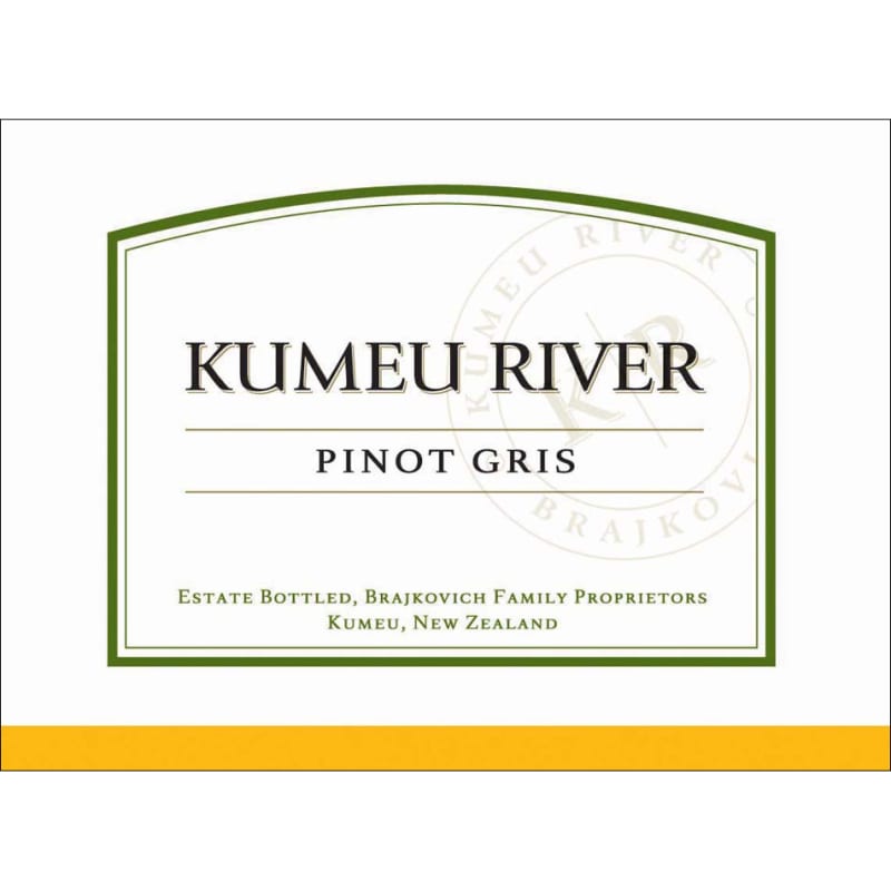Kumeu River Pinot Gris 2009 Front Label
