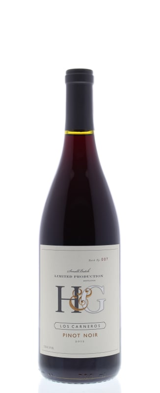 H & G Los Carneros Pinot Noir 2012 Front Bottle Shot