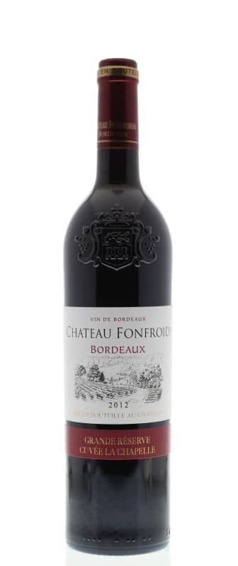 Chateau Fonfroide 2012 Front Bottle Shot