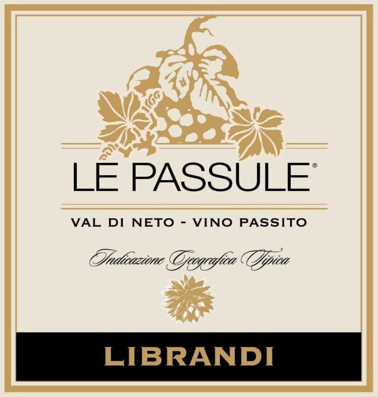 Librandi Val di Neto Passule Passito Bianco 2009 Front Label
