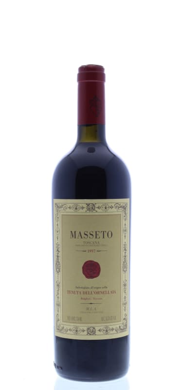 Ornellaia Masseto 1997 Front Bottle Shot