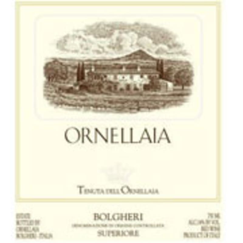 Ornellaia 1988 Front Label