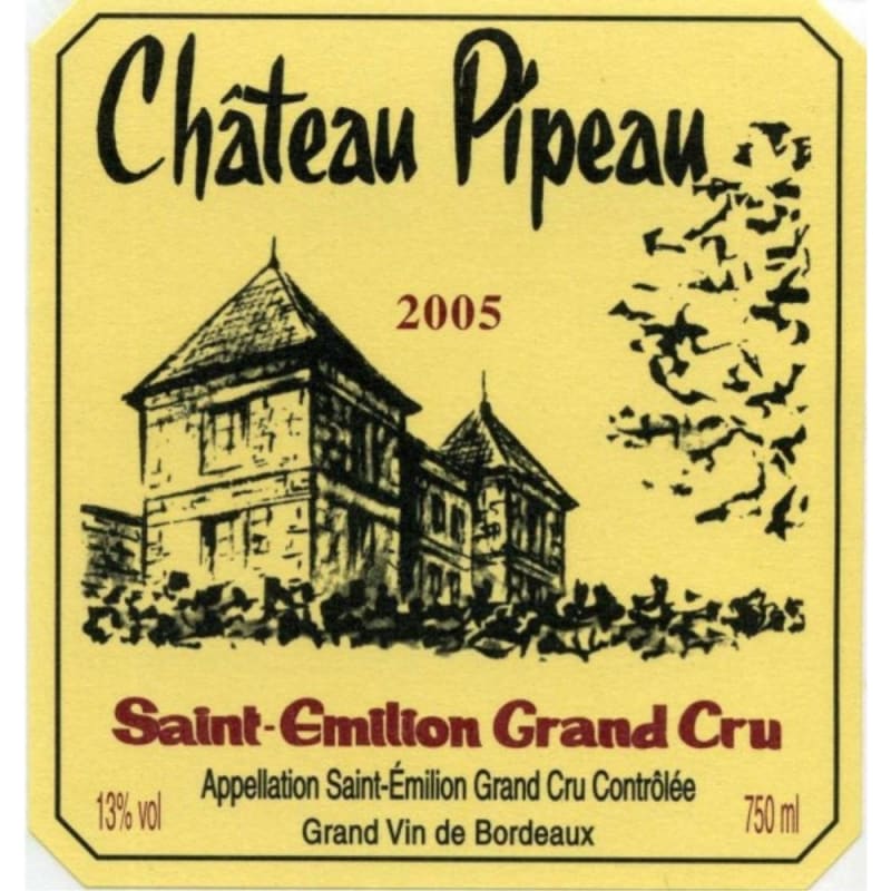 Chateau Pipeau (1.5 Liter Magnum) 2005 Front Label