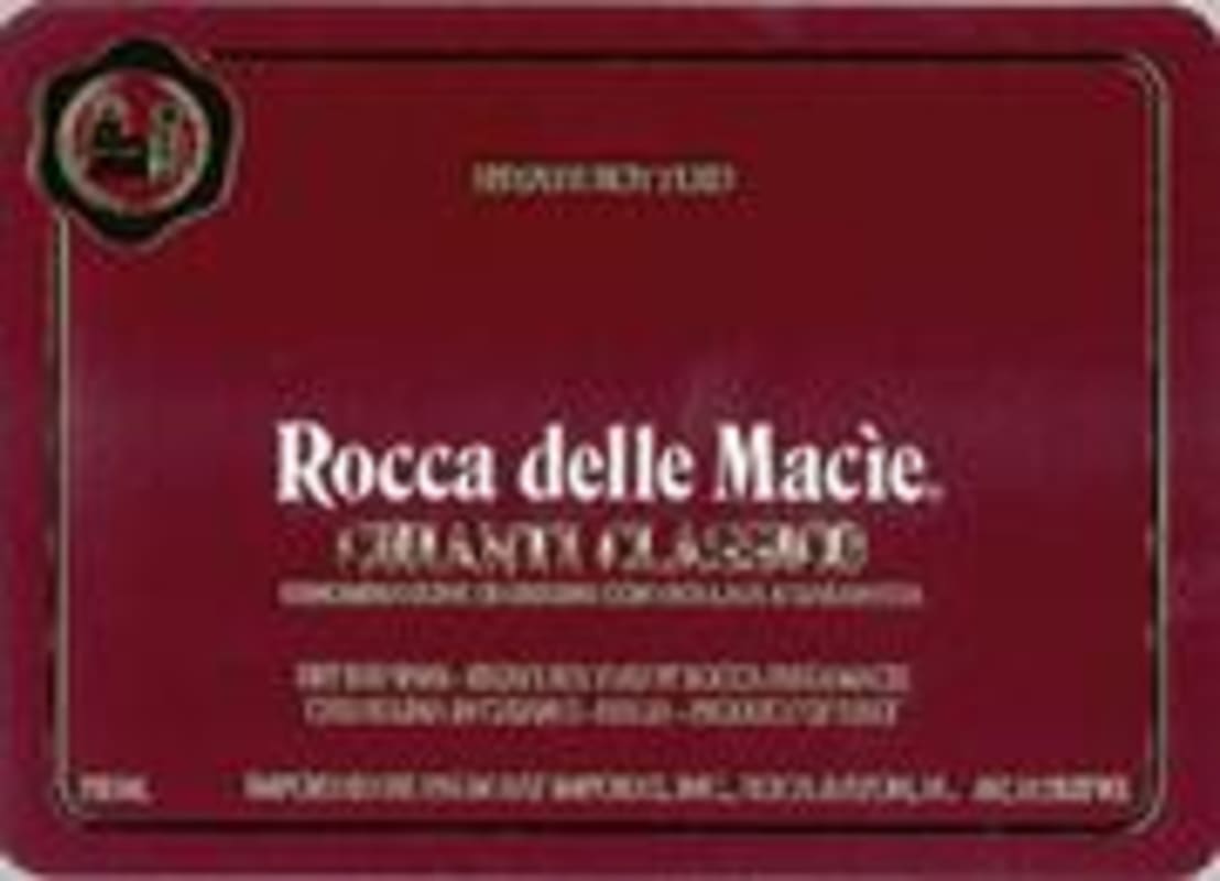 Rocca delle Macie Chianti Classico 1998 Front Label