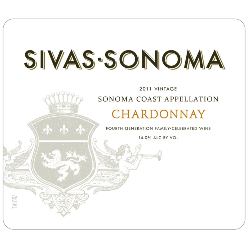 Sivas-Sonoma Chardonnay 2011 Front Label