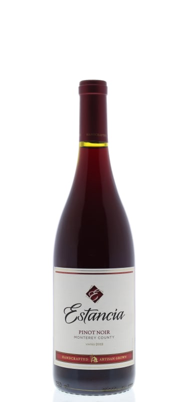 Estancia Pinot Noir 2013 Front Bottle Shot